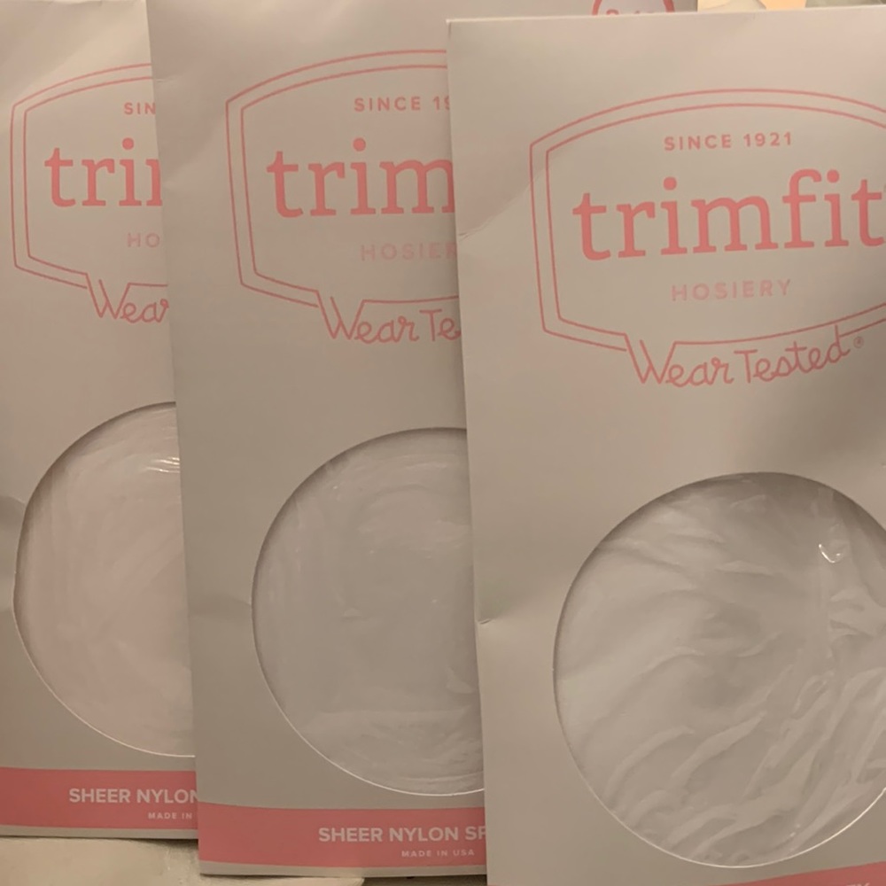 Trim fit Girls 8-10  white hosiery